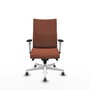 Piqueras Y Crespo Chaise Albacete Confidente Marron avec Mécanisme Synchrone