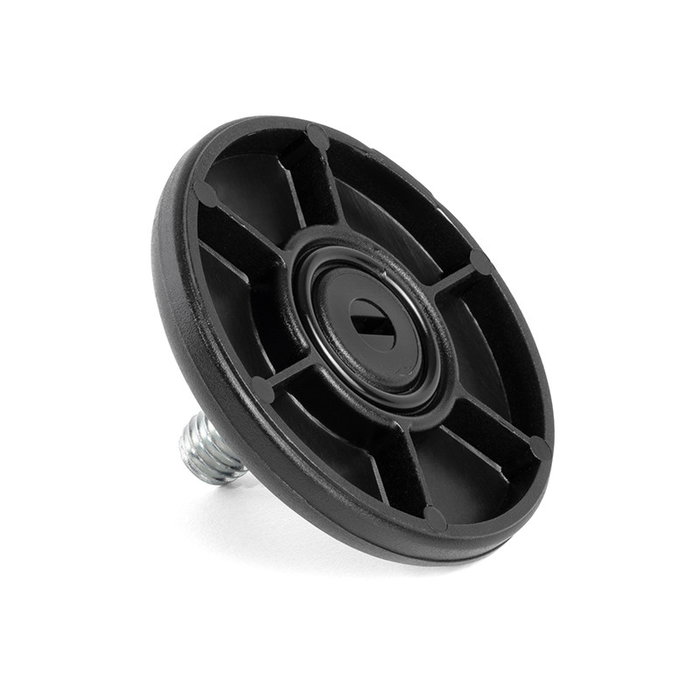 HERRAJES ALK Pied niveleur TONI Ø50 M8X18 noir HERRAJES ALK Pied niveleur TONI Ø50 M8X18 noir