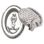 WIDDOP & CO - Coffret à bijoux Harry Potter Nagini - Boîte de collection en résine brillante - Objet de décoration et rangement