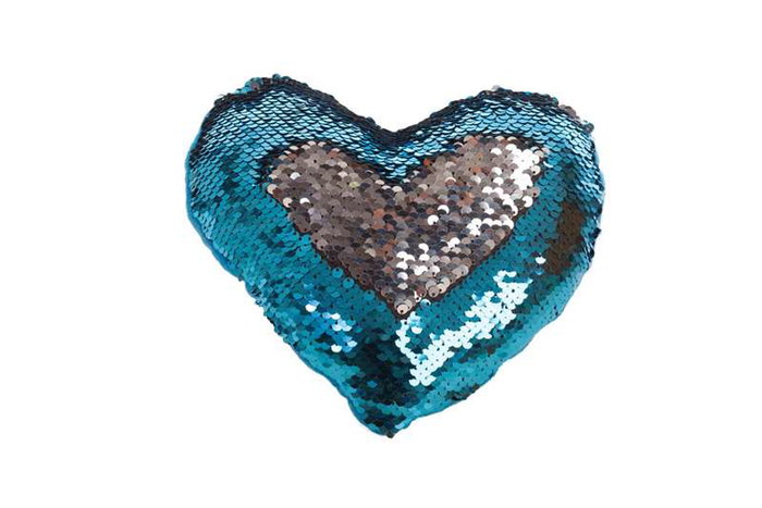 Creaciones Llopis Coussin Cœur à Paillettes 22 cm Creaciones Llopis Coussin Cœur à Paillettes 22 cm
