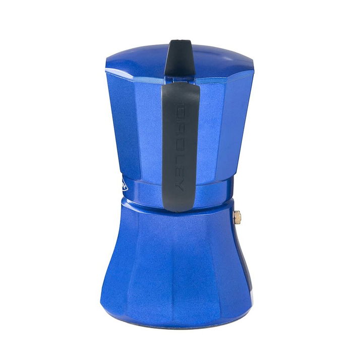 Cafetière Italienne Oroley Petra Bleu Aluminium 6 Tasses Cafetière Italienne Oroley Petra Bleu Aluminium 6 Tasses