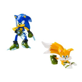 Bizak Pack 2 Figurines Sonic Collection - 6.5 cm Hauteur - 16 Personnages de Série et Jeu Vidéo