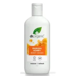 Dr. Organic Gel Douche Miel de Manuka 250 ml pour Peau Sèche et Sensible