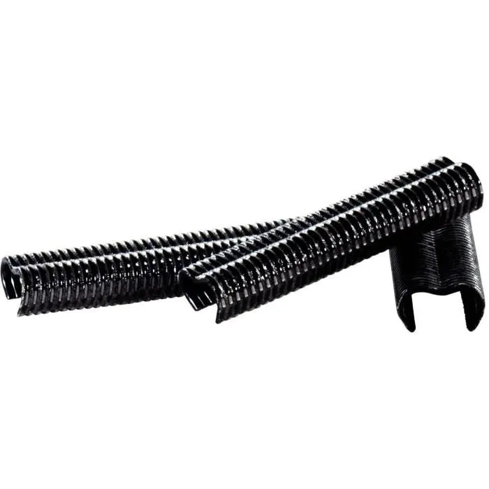 Rapid VR22 Agrafes pour grillage plastifiées noires - Fixation de rouleaux de grillage sur fils de tension (diam. fil 5 à 11 mm)