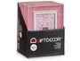 Giftdecor Porte-photos 10x15 cm Rose avec Cadre en Plastique et Verre 18x23 cm (Set de 24)