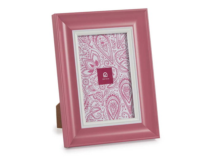 Giftdecor Porte-photos 10x15 cm Rose avec Cadre en Plastique et Verre 18x23 cm (Set de 24) Giftdecor Porte-photos 10x15 cm Rose avec Cadre en Plastique et Verre 18x23 cm (Set de 24)