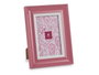 Giftdecor Porte-photos 10x15 cm Rose avec Cadre en Plastique et Verre 18x23 cm (Set de 24)
