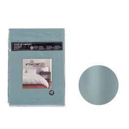 GIFTDECOR Set de 3 draps 135 cm vert menthe