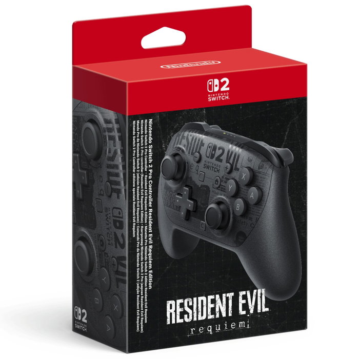 Nintendo Manette Pro Nintendo Switch 2 Resident Evil Requiem Noir Nintendo Manette Pro Nintendo Switch 2 Resident Evil Requiem Noir