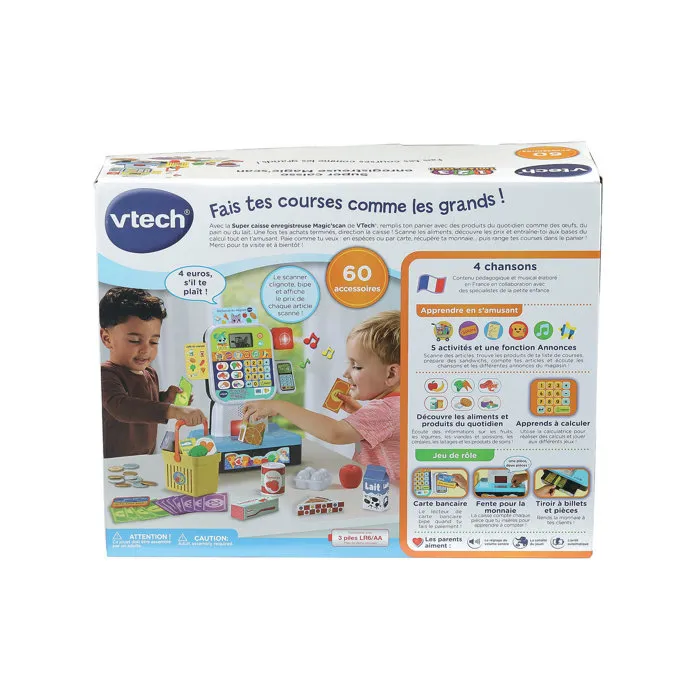 Vtech Super caisse enregistreuse Magic'Scan - Multicolore