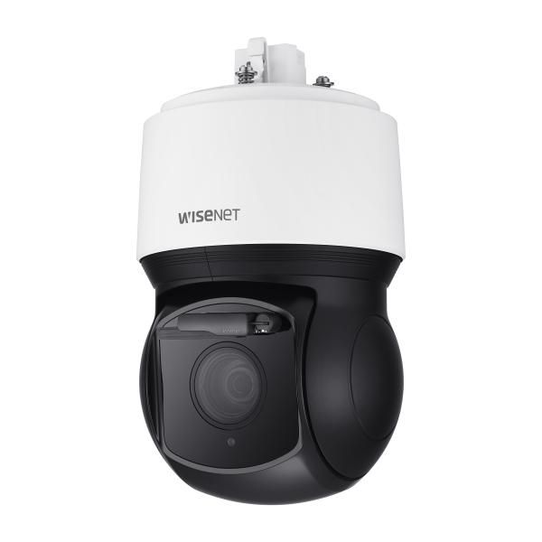 Hanwha Caméra réseau PTZ extérieure Wisenet X 2MP 60fps, zoom optique 40x, vision nocturne 200m, WDR 150dB, AI tracking, support H.265/H.264, HPoE