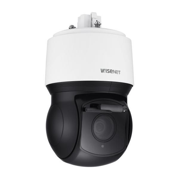 Hanwha Caméra réseau PTZ extérieure Wisenet X 2MP 60fps, zoom optique 40x, vision nocturne 200m, WDR 150dB, AI tracking, support H.265/H.264, HPoE