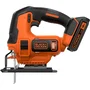 Black + Decker Scie sauteuse pendulaire sans-fil 18V avec batterie 2,0 Ah