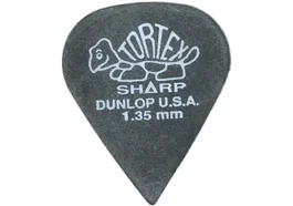 Dunlop Lot de 12 Médiators Tortex Sharp 1,35 mm