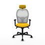 Chaise de Bureau avec Appui-tête Piqueras y Crespo 1D036N2 Jaune
