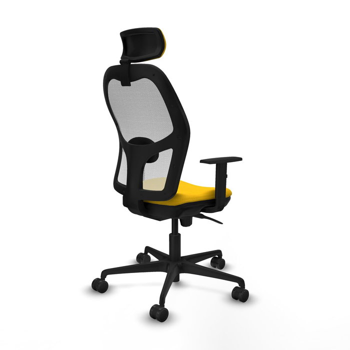 Chaise de Bureau avec Appui-tête Piqueras y Crespo 1D036N2 Jaune Chaise de Bureau avec Appui-tête Piqueras y Crespo 1D036N2 Jaune