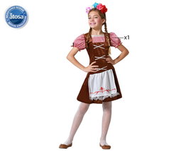 Disfraz Niña Alemana Marron