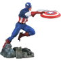 DIAMOND SELECT Statue Captain America Marvel Comics Gallery PVC 25 cm, Conçue par Nelson X. Asencio et Sculptée par Jean St. Jean