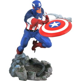 DIAMOND SELECT Statue Captain America Marvel Comic Gallery 25cm