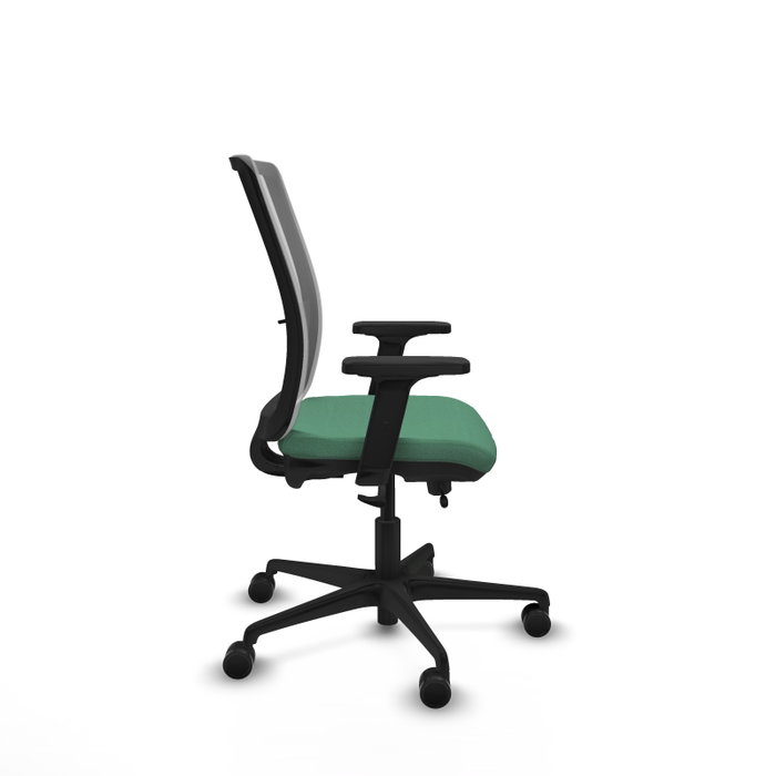 PIQUERAS Y CRESPO Chaise Haches Synchrone/Traslack Vert émeraude et Gris