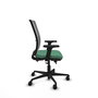 PIQUERAS Y CRESPO Chaise Haches Synchrone/Traslack Vert émeraude et Gris