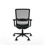 PIQUERAS Y CRESPO Chaise Haches Synchrone/Traslack Vert émeraude et Gris