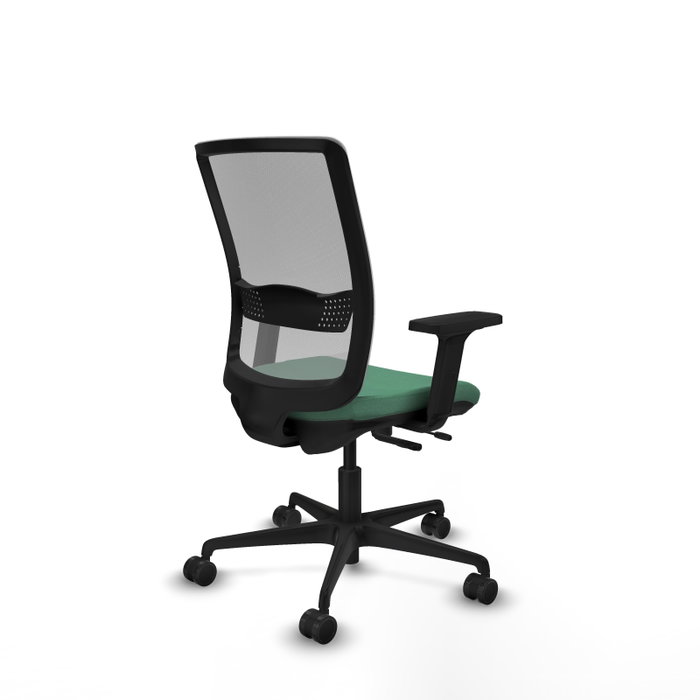 PIQUERAS Y CRESPO Chaise Haches Synchrone/Traslack Vert émeraude et Gris