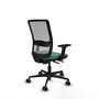 PIQUERAS Y CRESPO Chaise Haches Synchrone/Traslack Vert émeraude et Gris