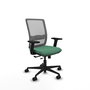 PIQUERAS Y CRESPO Chaise Haches Synchrone/Traslack Vert émeraude et Gris