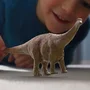 Schleich 15051 Figurine Brontosaurus Dinosaurs - Modèle détaillé en plastique avec motifs jaunes et bruns
