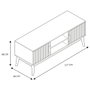 Home Deco Factory Meuble TV Klaus 117x40x48 cm