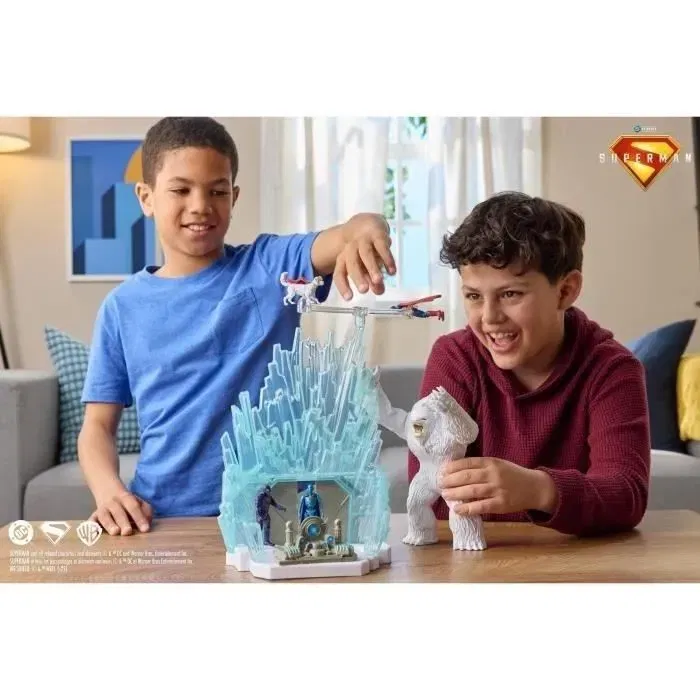 Spinmaster - Coffret de jeu Forteresse de Solitude Superman - Figurines Superman, Krypto et Yéti - Jouet à partir de 4 ans Spinmaster - Coffret de jeu Forteresse de Solitude Superman - Figurines Superman, Krypto et Yéti - Jouet à partir de 4 ans