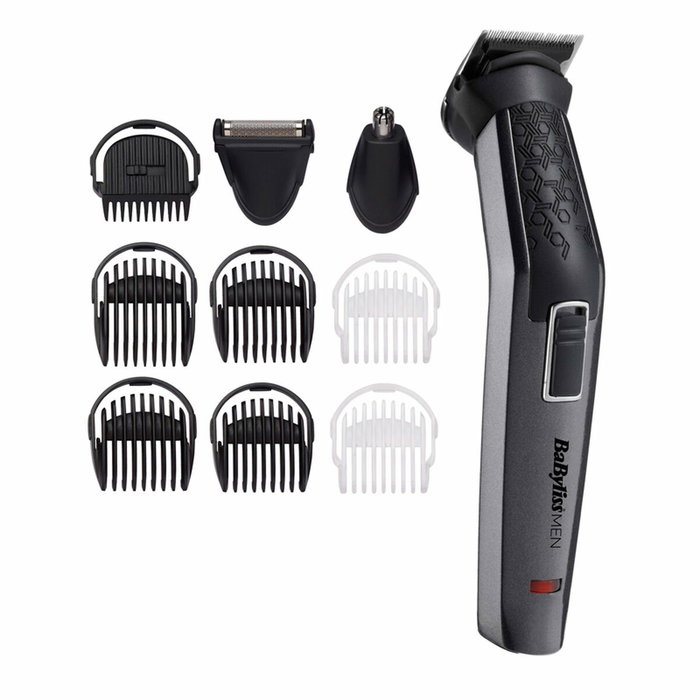 Babyliss Tondeuse multifonction 10-en-1 MT727E carbone et titane