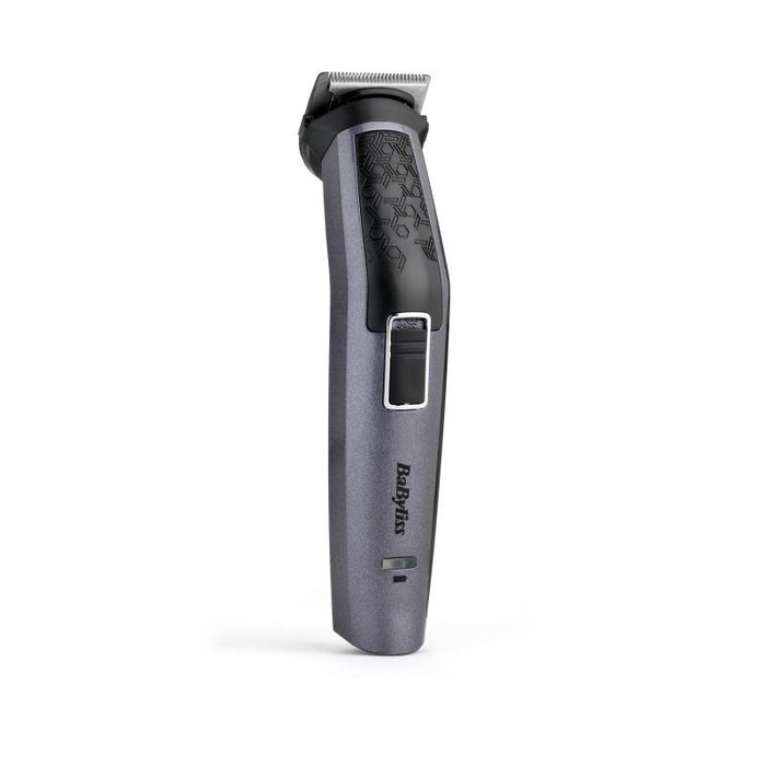 Babyliss Tondeuse à barbe 10 en 1 MT727E, lames Carbone et Titane, Usage Corps, Barbe, Nez, Oreilles, Autonomie 60 min