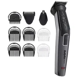 Babyliss MEN MT727E - Tondeuse multifonction 10 en 1 - Lames carbone-titane - Autonomie 60 min - Rasoir, coupe nez et oreilles