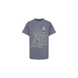 T shirt à manches courtes Enfant Jordan Jordan 23 Gold Line Gris foncé