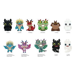 Monogram Int. Présentoir de 24 porte-clés 3D Dragons Series 1