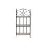 Étagère Home ESPRIT Noir Multicouleur Céramique Forge 3 Etagères 54 x 29 x 121 cm 58 x 31,5 x 117 cm