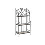 Étagère Home ESPRIT Noir Multicouleur Céramique Forge 3 Etagères 54 x 29 x 121 cm 58 x 31,5 x 117 cm