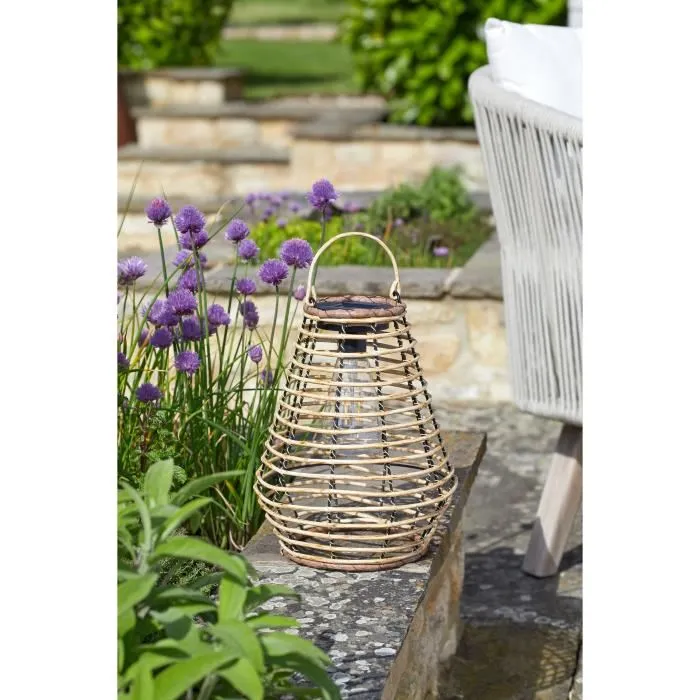 Smart Garden Lanterne Solaire Maris à Poser ou Suspendre - Filament LED Blanc Chaud 5 lm, Beige Naturel, Plastique, 27 * 21 cm Smart Garden Lanterne Solaire Maris à Poser ou Suspendre - Filament LED Blanc Chaud 5 lm, Beige Naturel, Plastique, 27 * 21 cm
