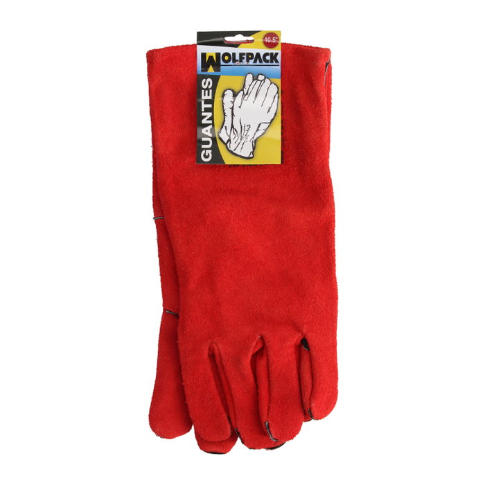WOLFPACK LINEA PROFESIONAL Gant de soudure rouge long