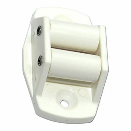 Edm Guide pour sangle de volet déroulant Pr10 blanc