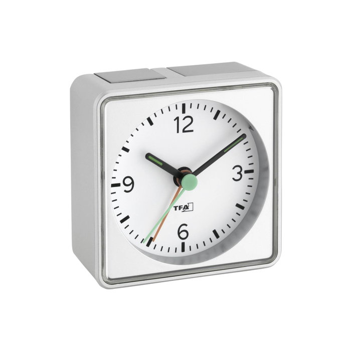 Tfa TFA 60.1013.54 PUSH Réveil Électronique Argent
