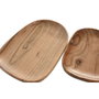 Home ESPRIT Centre de Table Marron Bois de manguier 28 X 18 X 2,5 CM (2 Unités)