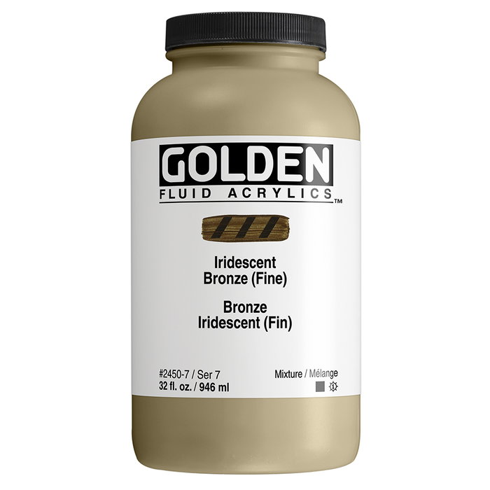 Golden Peinture Acrylique Fluide Bronze Iridiscente Fine 946 ml Golden Peinture Acrylique Fluide Bronze Iridiscente Fine 946 ml