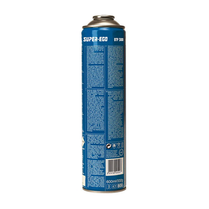 Cartouche de gaz Super Ego BTP300 600 ml Cartouche de gaz Super Ego BTP300 600 ml