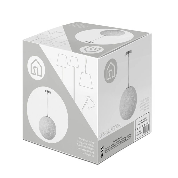 BigBuy Home Suspension Blanc Argenté 25 W