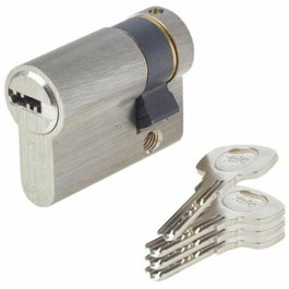 Yale Demi-Cylindre de Serrure YC1000+ 30x10 mm Nickelé
