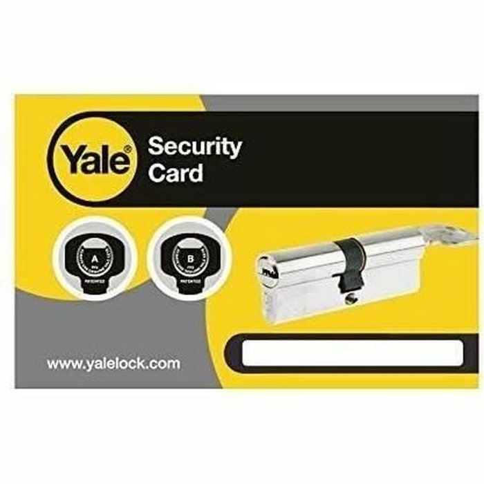 Yale Demi-Cylindre de Serrure YC1000+ 30x10 mm Nickelé Yale Demi-Cylindre de Serrure YC1000+ 30x10 mm Nickelé