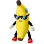 Bandai Stumble Guys - Peluche Banana Guy 30 cm, Figurine de Collection en Peluche Souple Jaune et Noir, pour Enfants dès 4 Ans, Gamme Plush